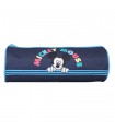 Trousse scolaire ronde Mickey Bleue Rayures